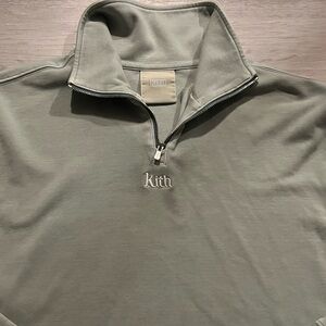 Kith Cropped Half Zip Sweater